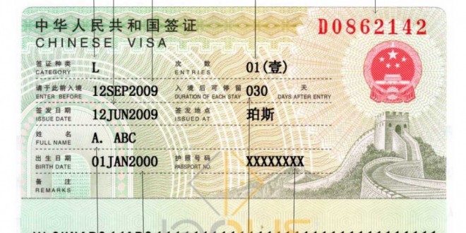 Xin visa lao động và du lịch trung quốc gấp