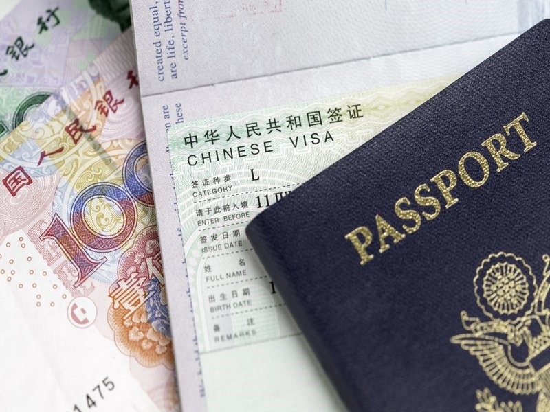 Biểu phí thị thực xin visa Trung Quốc công bố của đại sứ quán