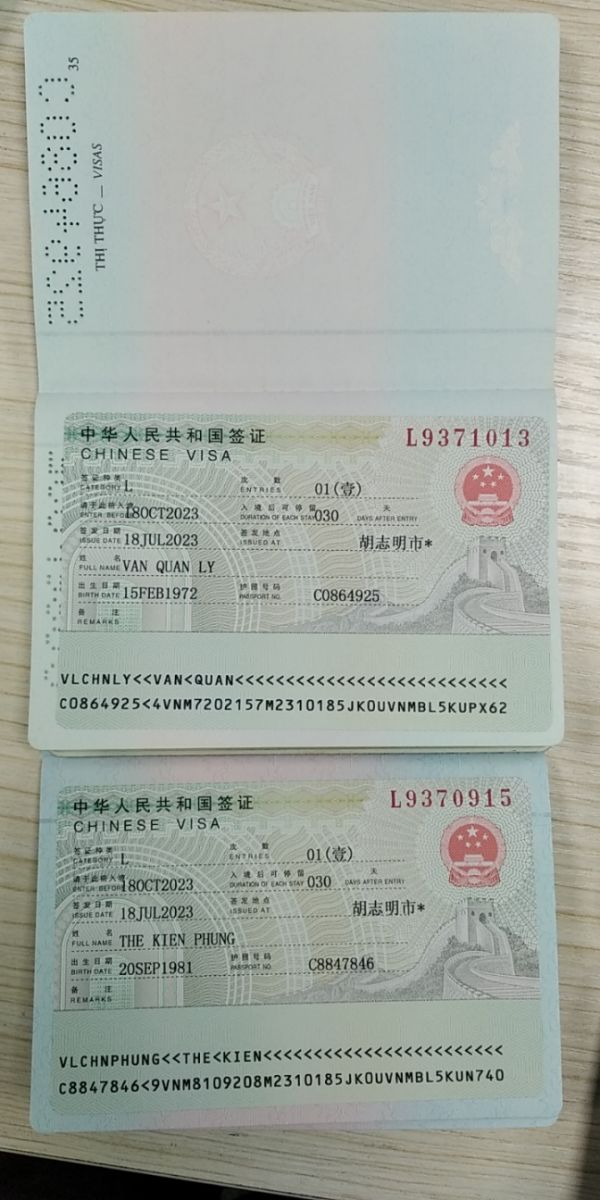 Dịch Vụ Làm Visa Trung Quốc Trọn Gói Tại TP. Hồ Chí Minh